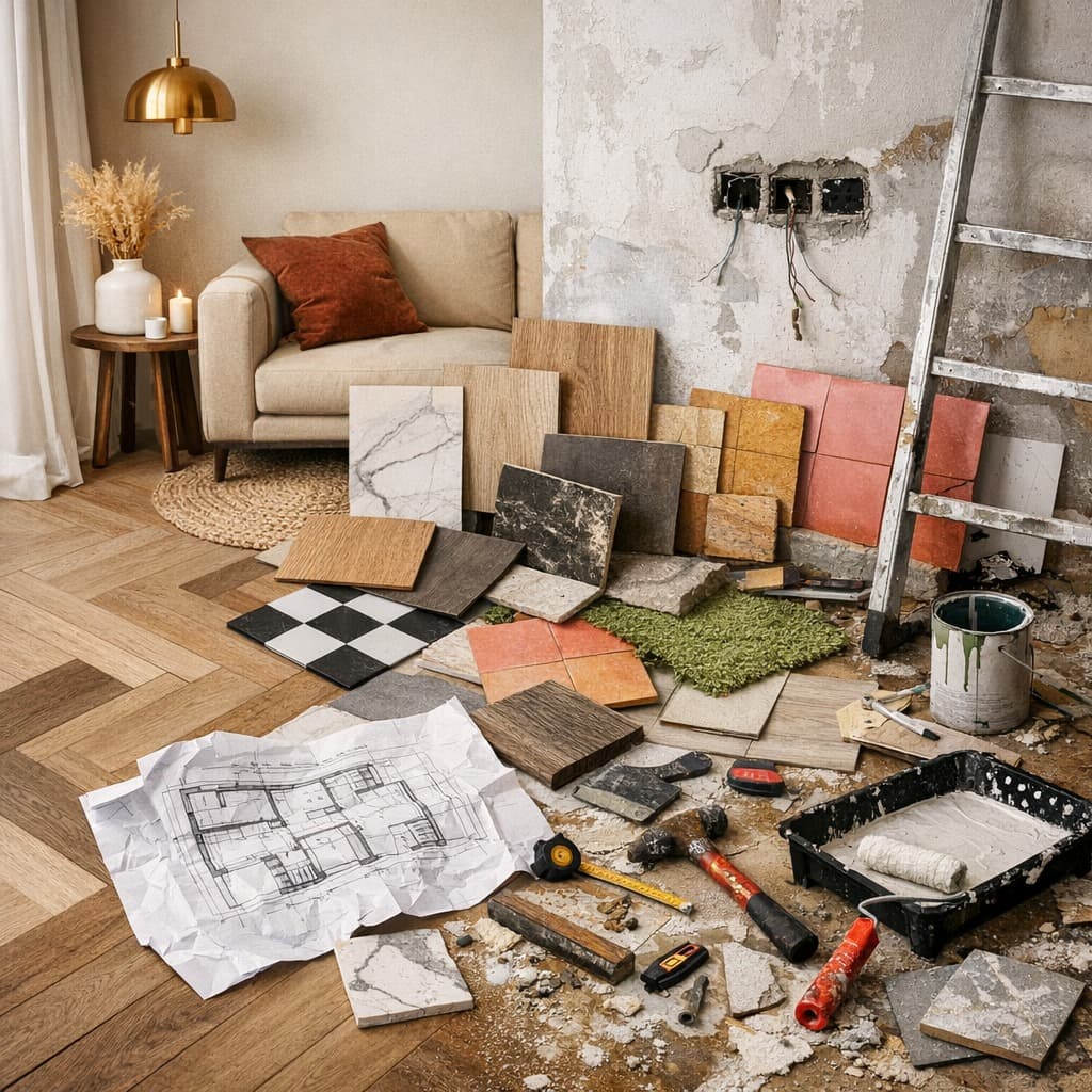 Les 10 erreurs à éviter avant de rénover son intérieur