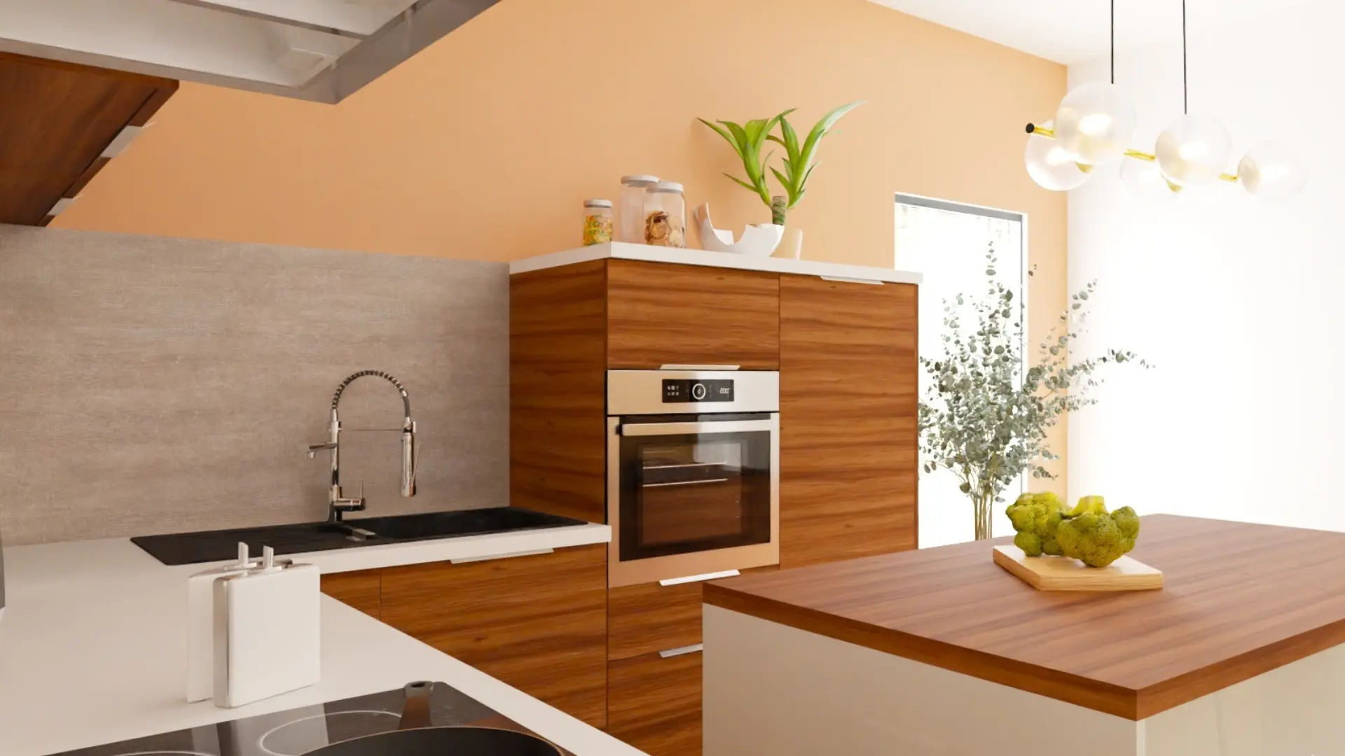 ilot-central-cuisine-noyer